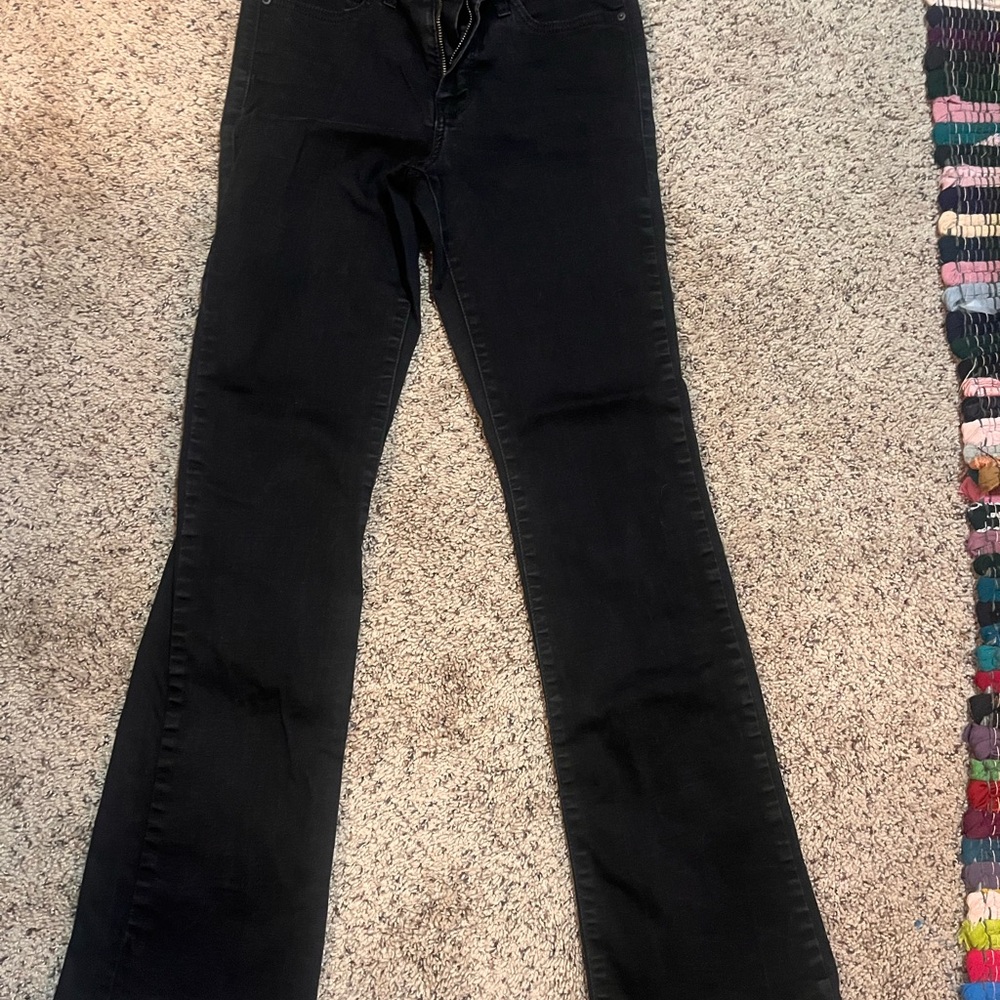 Levi's Women's Black Flare Jeans